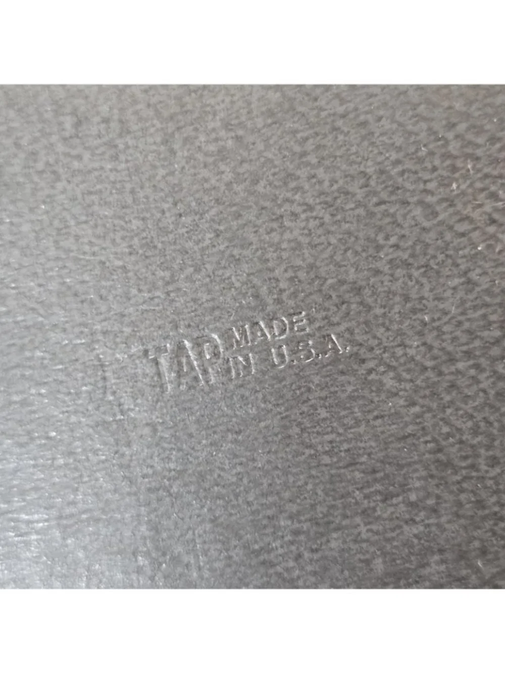 VTG Photo Folio Album Collage Picture Frame Leather Gray Made In USA Holds 3 X 5